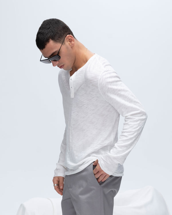 Atm Anthony Thomas Melillo SLUB JERSEY DESTROYED WASH HENLEY