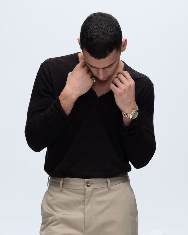 Atm Anthony Thomas Melillo SLUB JERSEY DESTROYED WASH HENLEY