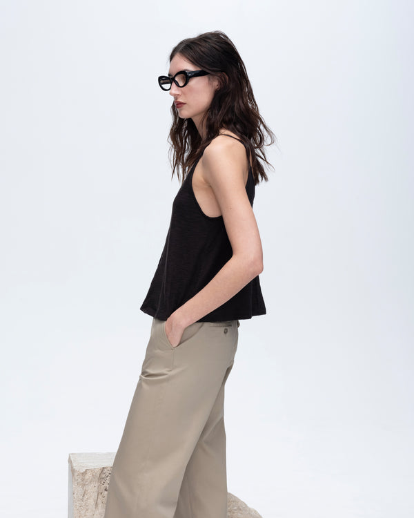 Atm Anthony Thomas Melillo SLUB JERSEY EXPOSED SEAM TANK TOP