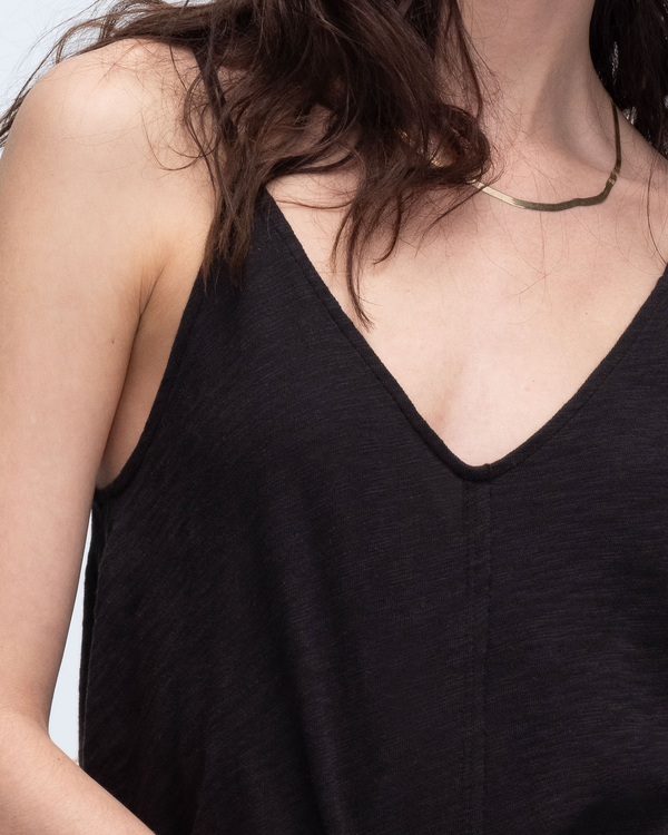 Atm Anthony Thomas Melillo SLUB JERSEY EXPOSED SEAM TANK TOP