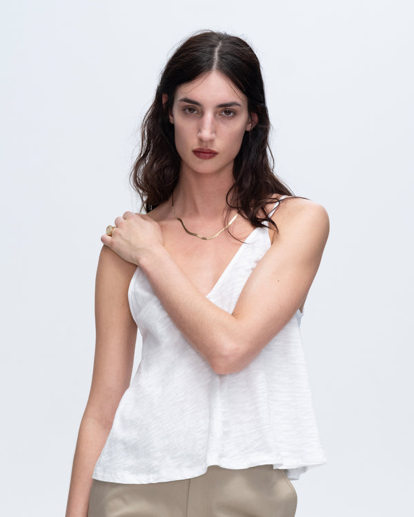 Atm Anthony Thomas Melillo SLUB JERSEY EXPOSED SEAM TANK TOP