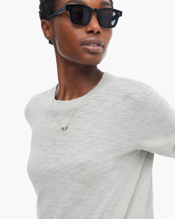 Atm Anthony Thomas Melillo SLUB JERSEY LONG SLEEVE CROP TEE