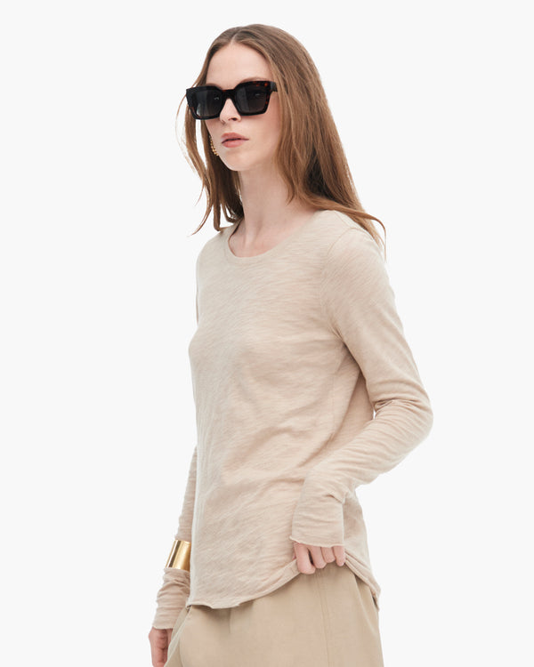 Atm Anthony Thomas Melillo SLUB JERSEY LONG SLEEVE DESTROYED CREW