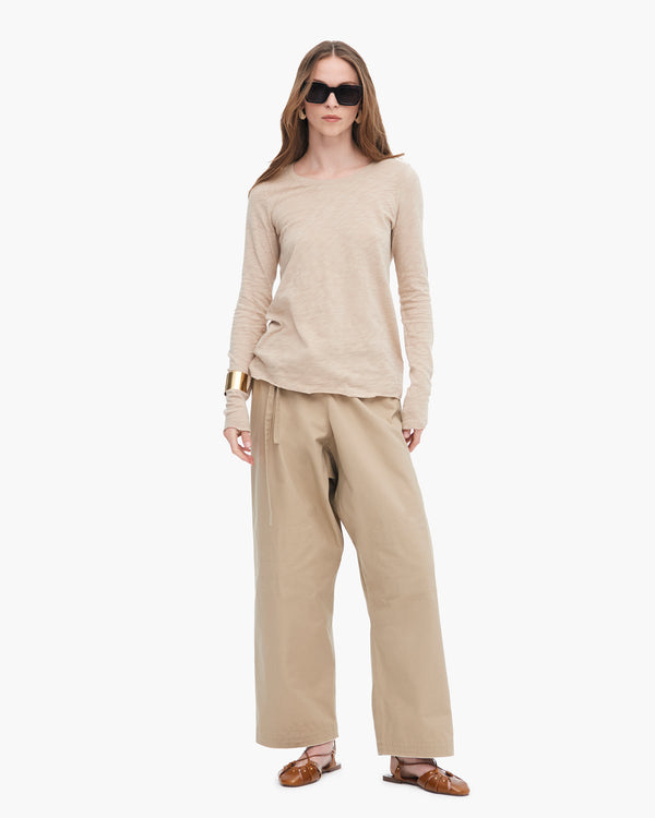 atm anthony thomas melillo SLUB JERSEY LONG SLEEVE DESTROYED CREW