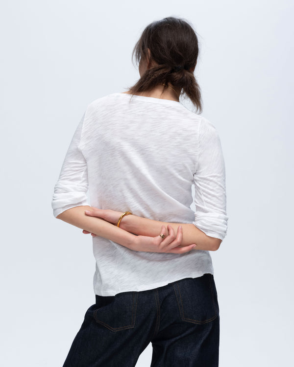 Atm Anthony Thomas Melillo SLUB JERSEY LONG SLEEVE DESTROYED WASH TEE