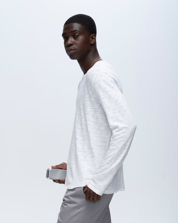 Atm Anthony Thomas Melillo SLUB JERSEY LONG SLEEVE DESTROYED WASH TEE