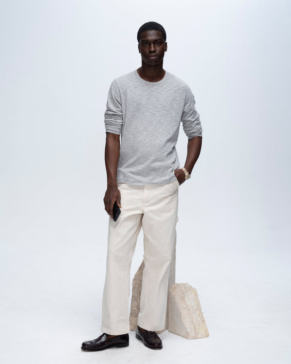 atm anthony thomas melillo SLUB JERSEY LONG SLEEVE DESTROYED WASH TEE