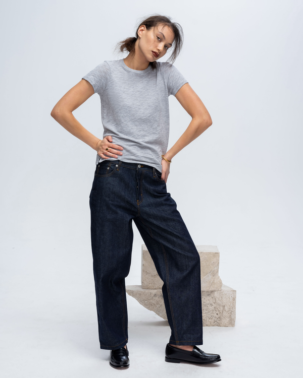 atm anthony thomas melillo SLUB JERSEY SCHOOLBOY CREW NECK TEE