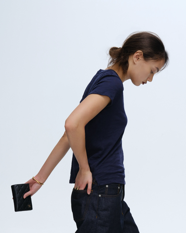 Atm Anthony Thomas Melillo SLUB JERSEY SCHOOLBOY CREW NECK TEE