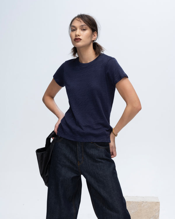 Atm Anthony Thomas Melillo SLUB JERSEY SCHOOLBOY CREW NECK TEE