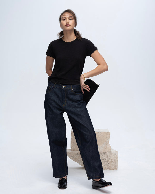 atm anthony thomas melillo SLUB JERSEY SCHOOLBOY CREW NECK TEE