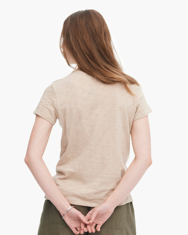 Atm Anthony Thomas Melillo SLUB JERSEY SCHOOLBOY SHORT SLEEVE CREW NECK TEE