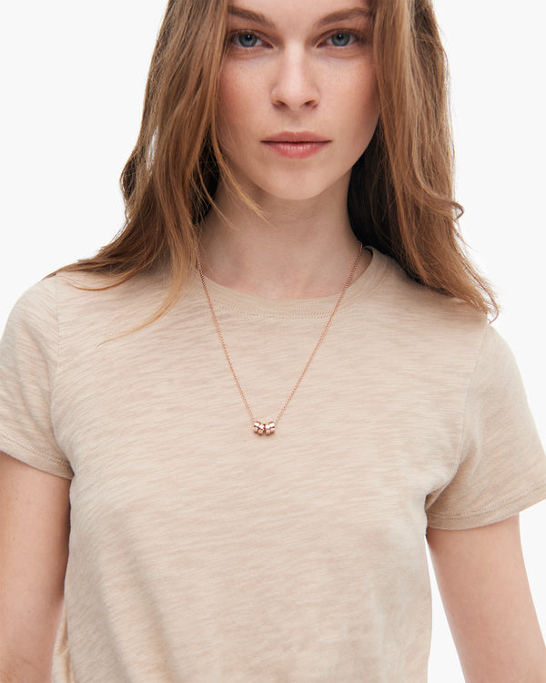 Atm Anthony Thomas Melillo SLUB JERSEY SCHOOLBOY SHORT SLEEVE CREW NECK TEE