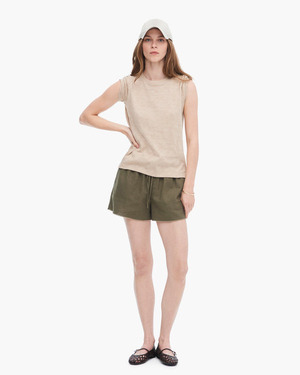 atm anthony thomas melillo SLUB JERSEY SCHOOLBOY SHORT SLEEVE CREW NECK TEE