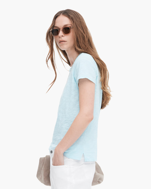 Atm Anthony Thomas Melillo SLUB JERSEY SCHOOLBOY SHORT SLEEVE CREW NECK TEE