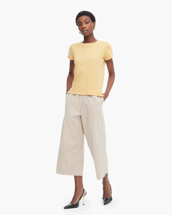 atm anthony thomas melillo SLUB JERSEY SCHOOLBOY SHORT SLEEVE CREW NECK TEE