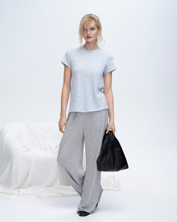 atm anthony thomas melillo SLUB JERSEY SCHOOLBOY SHORT SLEEVE CREW NECK TEE