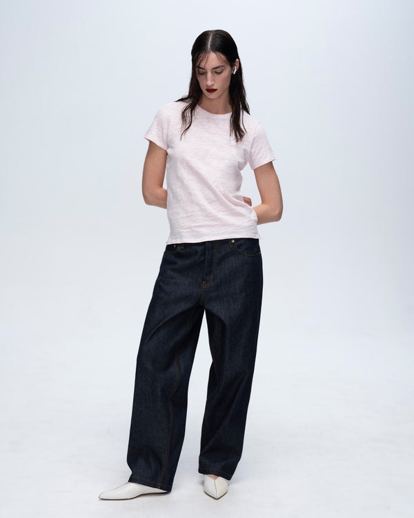 atm anthony thomas melillo SLUB JERSEY SCHOOLBOY SHORT SLEEVE CREW NECK TEE