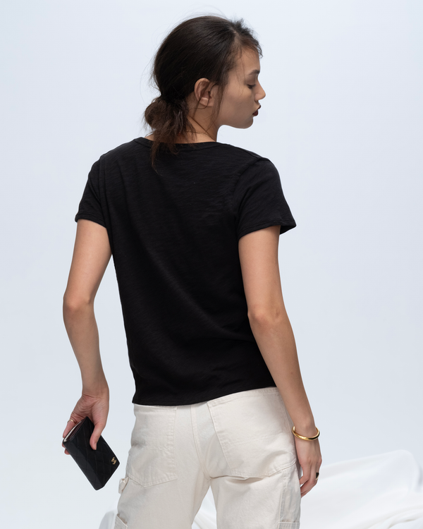 Atm Anthony Thomas Melillo SLUB JERSEY SCHOOLBOY V-NECK TEE