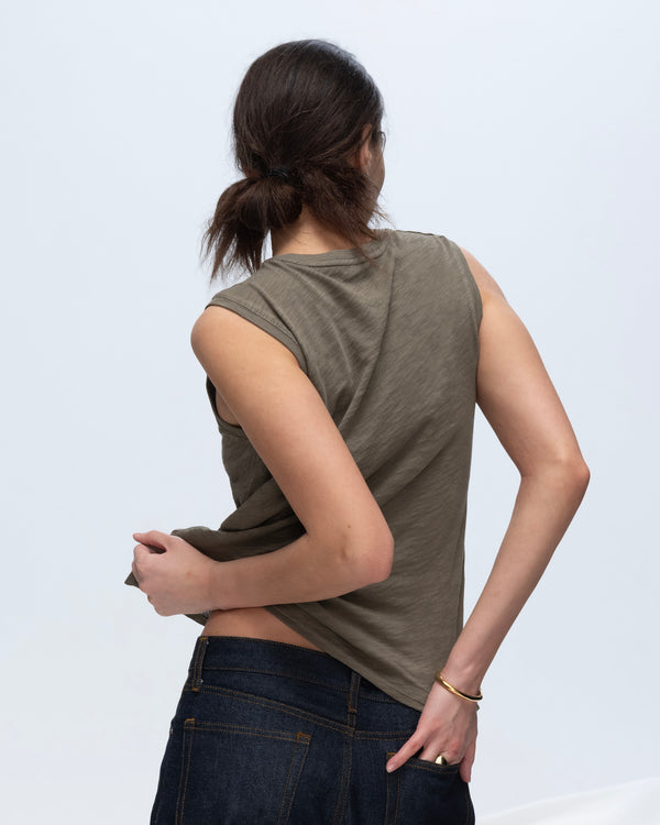 Atm Anthony Thomas Melillo SLUB JERSEY SLEEVELESS SCHOOLBOY TEE