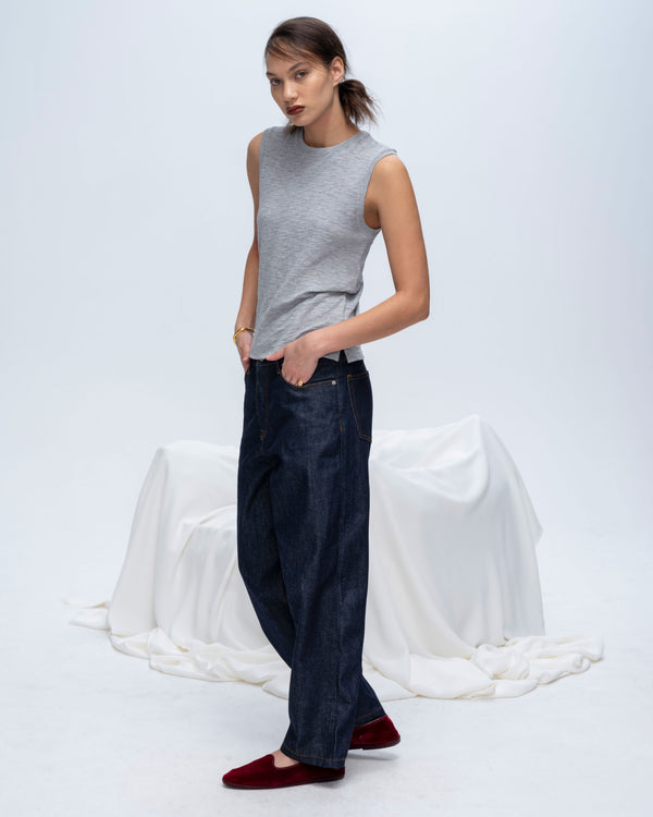 atm anthony thomas melillo SLUB JERSEY SLEEVELESS SCHOOLBOY TEE