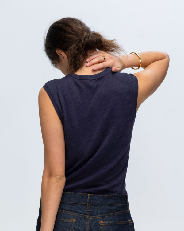 Atm Anthony Thomas Melillo SLUB JERSEY SLEEVELESS SCHOOLBOY TEE