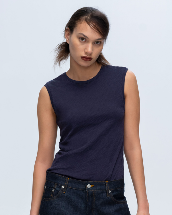 Atm Anthony Thomas Melillo SLUB JERSEY SLEEVELESS SCHOOLBOY TEE