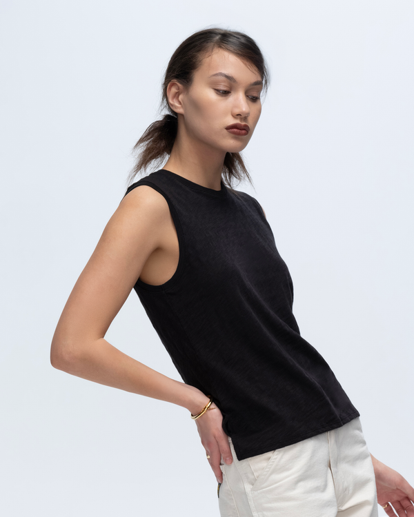 Atm Anthony Thomas Melillo SLUB JERSEY SLEEVELESS SCHOOLBOY TEE