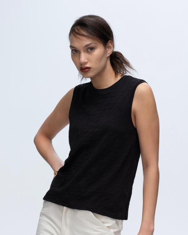 Atm Anthony Thomas Melillo SLUB JERSEY SLEEVELESS SCHOOLBOY TEE