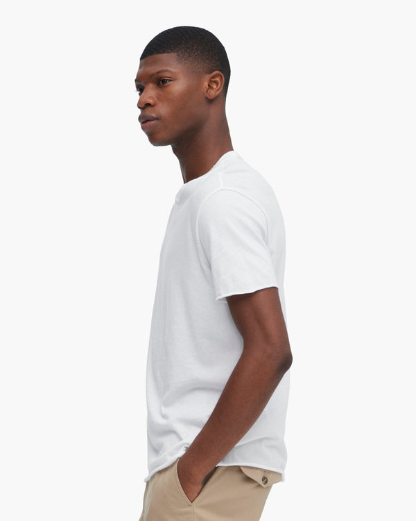 Atm Anthony Thomas Melillo VINTAGE JERSEY CUT OFF SHORT SLEEVE CREW NECK TEE