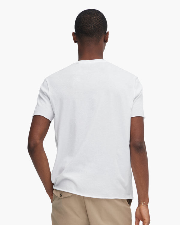 Atm Anthony Thomas Melillo VINTAGE JERSEY CUT OFF SHORT SLEEVE CREW NECK TEE