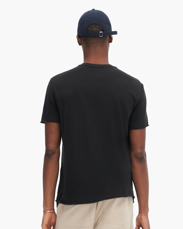 Atm Anthony Thomas Melillo VINTAGE JERSEY CUT OFF SHORT SLEEVE V-NECK TEE