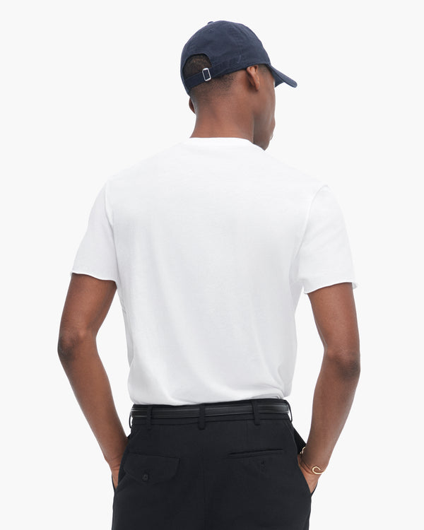 Atm Anthony Thomas Melillo VINTAGE JERSEY CUT OFF SHORT SLEEVE V-NECK TEE