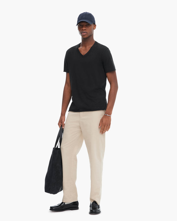 atm anthony thomas melillo VINTAGE JERSEY CUT OFF SHORT SLEEVE V-NECK TEE