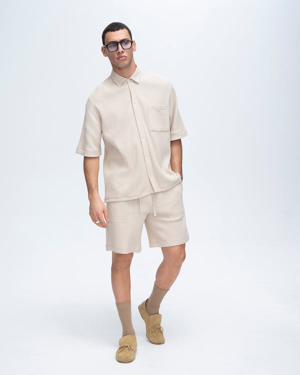 Atm Anthony Thomas Melillo WAFFLE PATCH POCKET PULL-ON SHORT