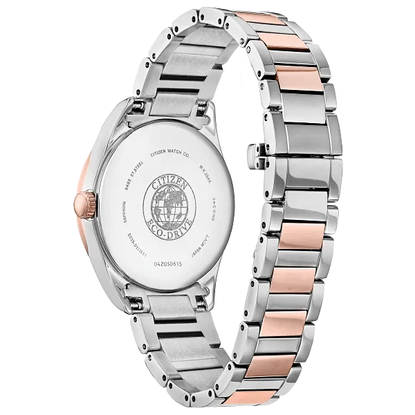 Au Maison Arezzo White Dial Stainless Steel Bracelet EM0876-51D