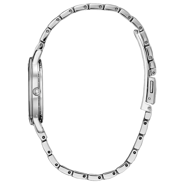 Au Maison Ariel Diamond Blue Dial Stainless Steel Bracelet EX1499-50W