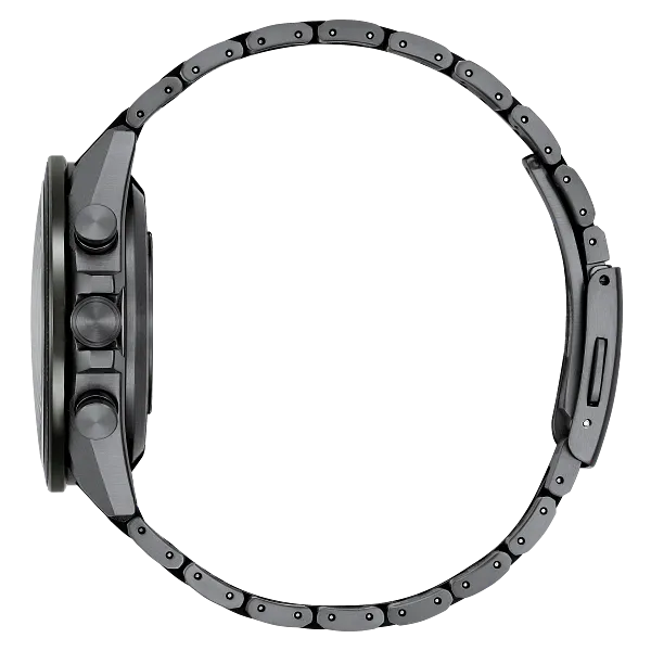 Au Maison ATTESA Black Dial Super Titanium With DLC Coating Bracelet CC4055-65E