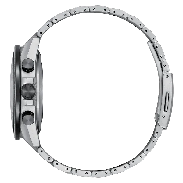 Au Maison ATTESA Blue Dial Super Titanium With Platinum DLC Coating Bracelet CC4075-50L