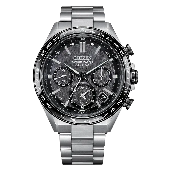 au maison ATTESA Gray Dial Super Titanium Bracelet CC4058-67X