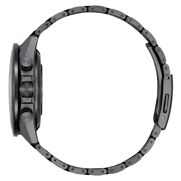 Au Maison ATTESA HAKUTO-R Black Dial Super Titanium With DLC Coating Bracelet CC4067-66E