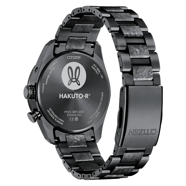 Au Maison ATTESA HAKUTO-R Black Dial Super Titanium With DLC Coating Bracelet CB0285-63E