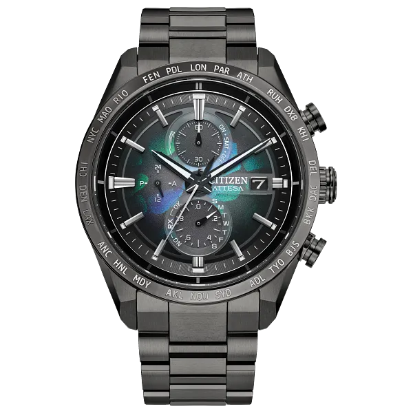 au maison ATTESA Multiple Dial Super Titanium with DLC Coating Bracelet AT8286-65E