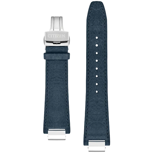 au maison Blue Leather Strap Dial 59-009L6-04