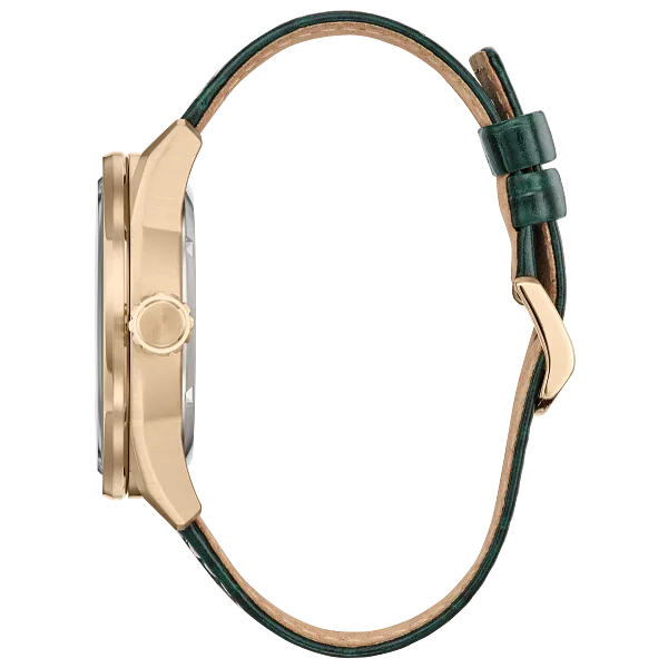 Au Maison Loki Green Dial Leather Strap AW1363-06W