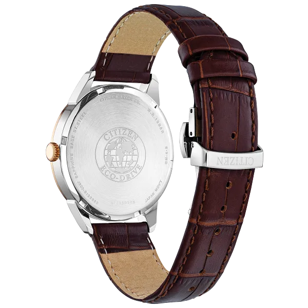 Au Maison Rolan Navy Dial Leather Strap AW0096-06L