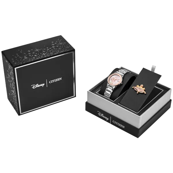 Au Maison Aurora Enchanted Pink Dial Stainless Steel Bracelet GA1081-65N