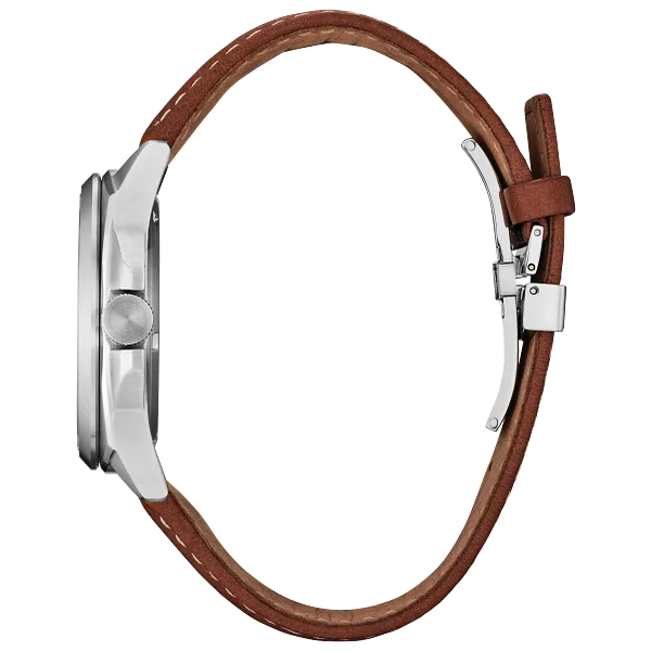 Au Maison Avengers Legacy Black Dial Leather Strap AW1721-08W