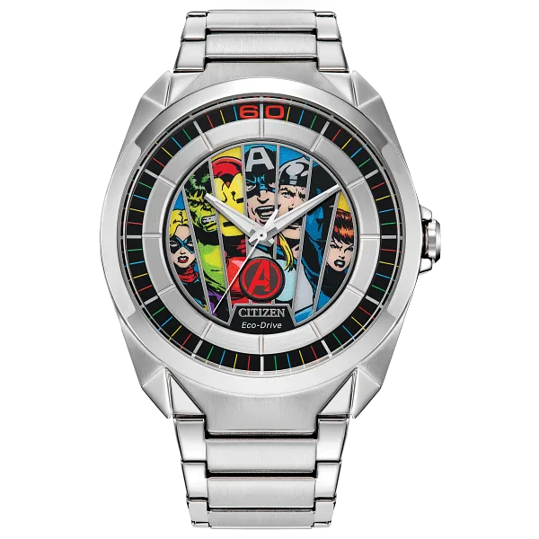 au maison Avengers Multiple Dial Stainless Steel Bracelet AW2080-64W