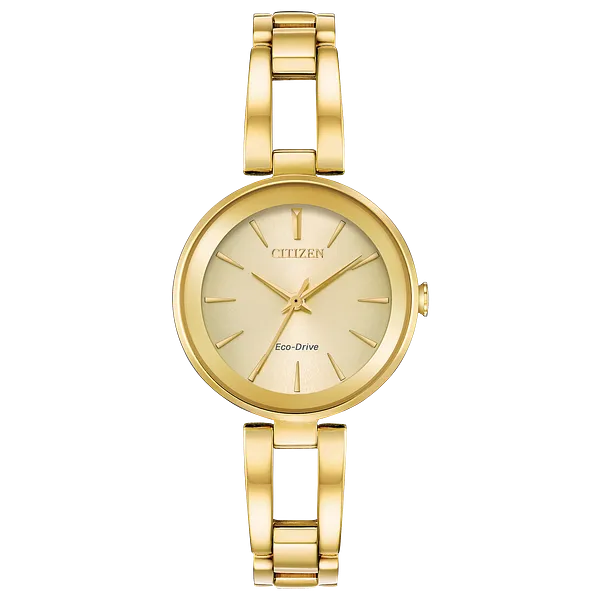 au maison Axiom - Ladies Eco-Drive EM0638-50P Champange Dial Watch